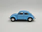 Volkswagen Beetle 1976 Kinsmart (escala 1:32) 12 Cms. Azul - Miniatura 2