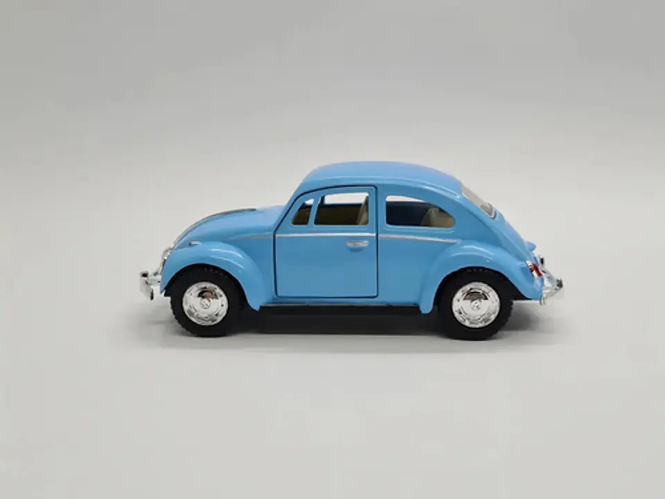 Volkswagen Beetle 1976 Kinsmart (escala 1:32) 12 Cms. Azul 2