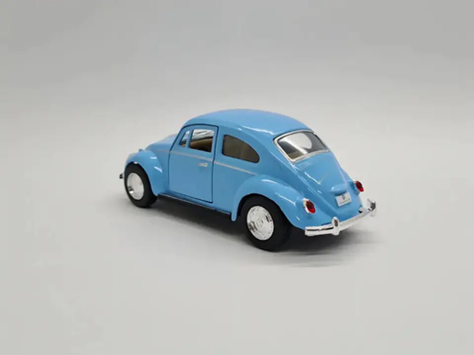 Volkswagen Beetle 1976 Kinsmart (escala 1:32) 12 Cms. Azul 3