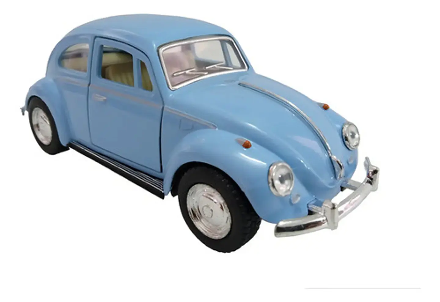 Volkswagen Beetle 1976 Kinsmart (escala 1:32) 12 Cms. Azul 5