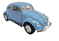 Volkswagen Beetle 1976 Kinsmart (escala 1:32) 12 Cms. Azul - Miniatura 5