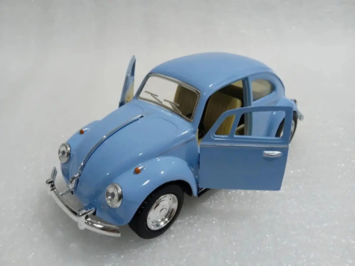 Volkswagen Beetle 1976 Kinsmart (escala 1:32) 12 Cms. Azul 6
