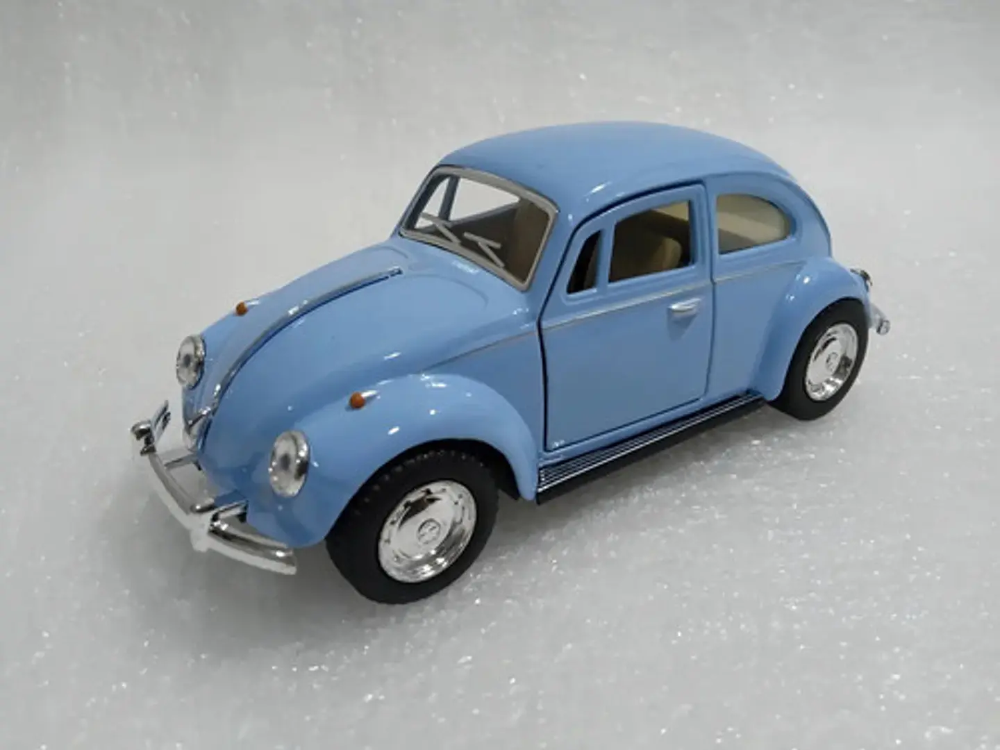 Volkswagen Beetle 1976 Kinsmart (escala 1:32) 12 Cms. Azul 7