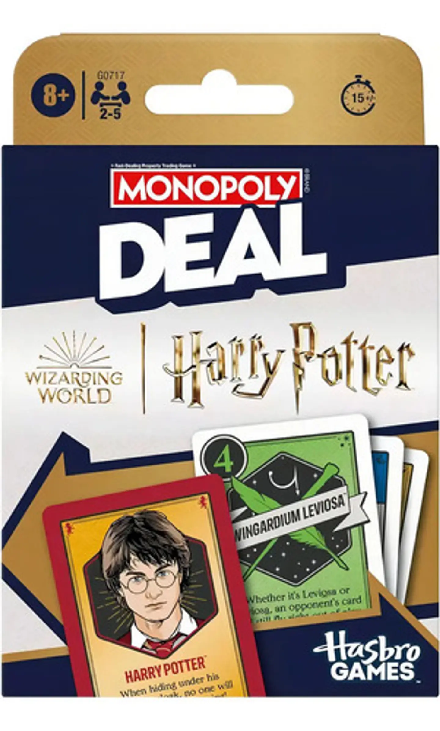 Juego De Mesa Monopoly Deal Harry Potter G0717 Hasbro 2