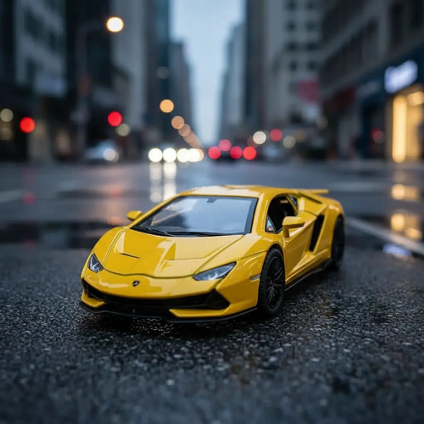 Carro A Escala 1:32 Lamborghini Sian Juguete Metálico Caja 4