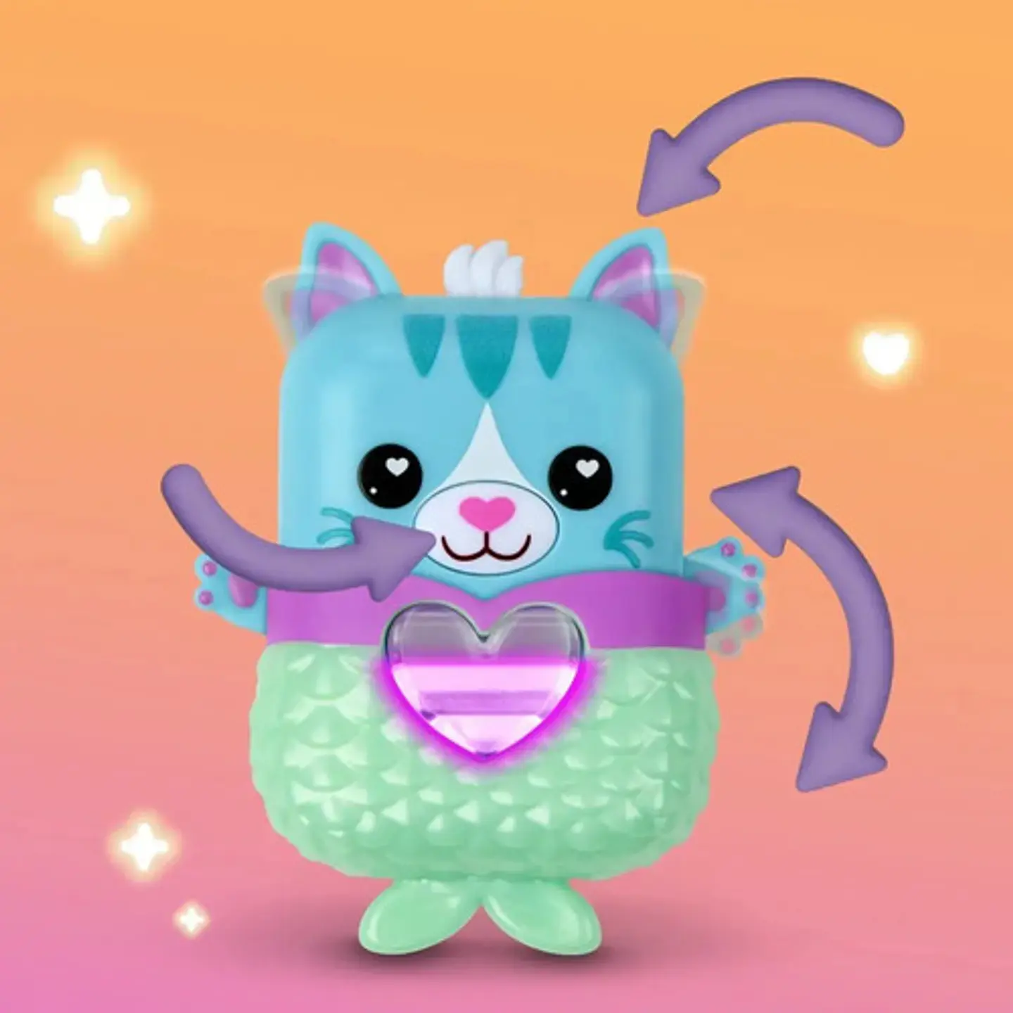 Mascota Electrónica Nano-mals La Gatita Azul Pawtricia 6
