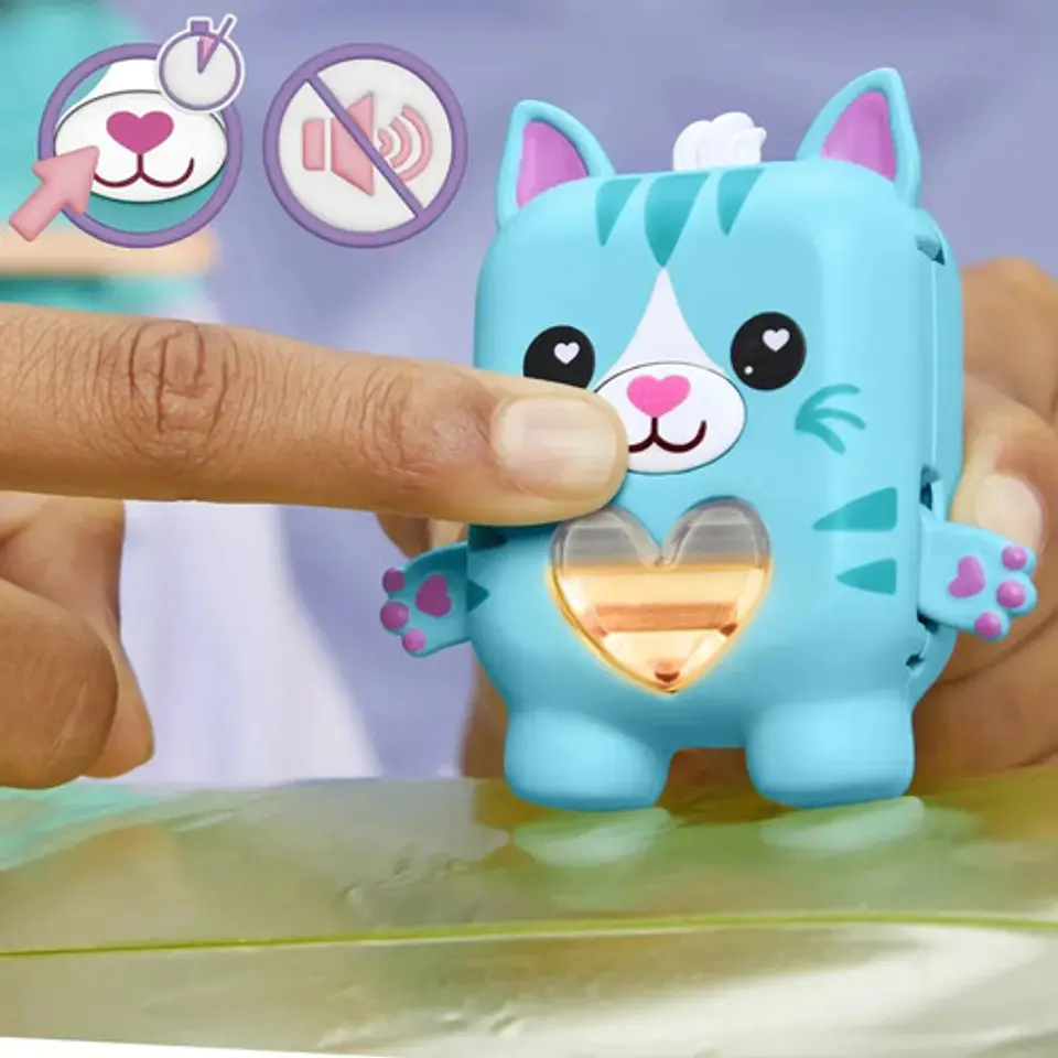 Mascota Electrónica Nano-mals La Gatita Azul Pawtricia 7