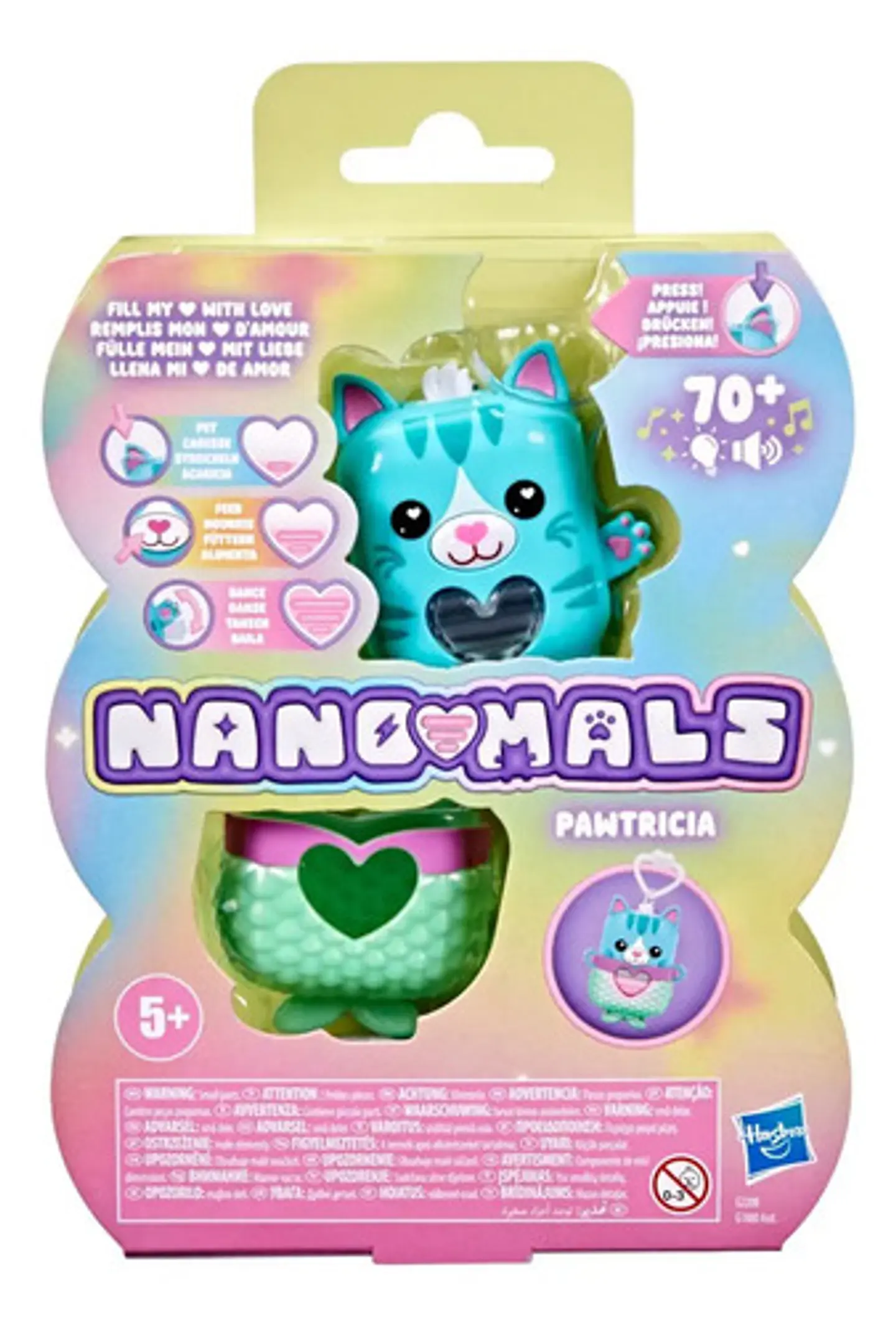 Mascota Electrónica Nano-mals La Gatita Azul Pawtricia 8