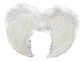 Alas De Angel Con Plumas - Disfraz Alas 60x40 Halloween Color Blanco - Miniatura 1