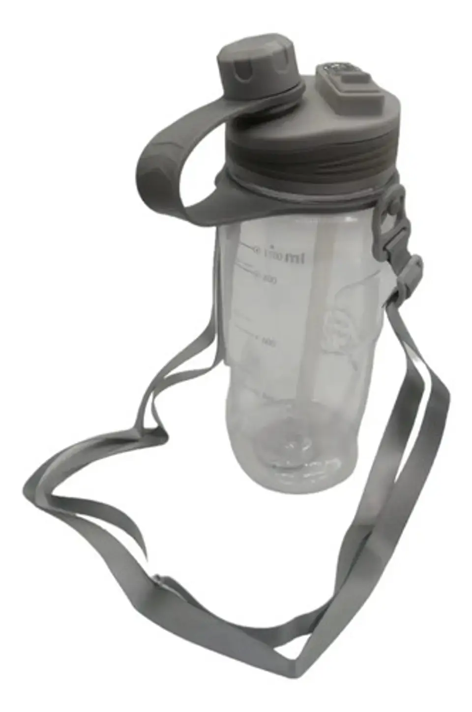 Botilito Vaso Te Bebida Agua Termo Agua Botella 2130 Color Gris 1