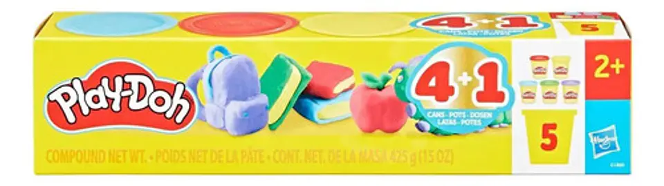 Masas Y Plastilinas Play-doh Pack De 5 Vuelta A Clases 4