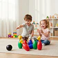 Juego Bolos 30cm Animales Salvajes Juguete Didáctico Niños Bolsa - Miniatura 3