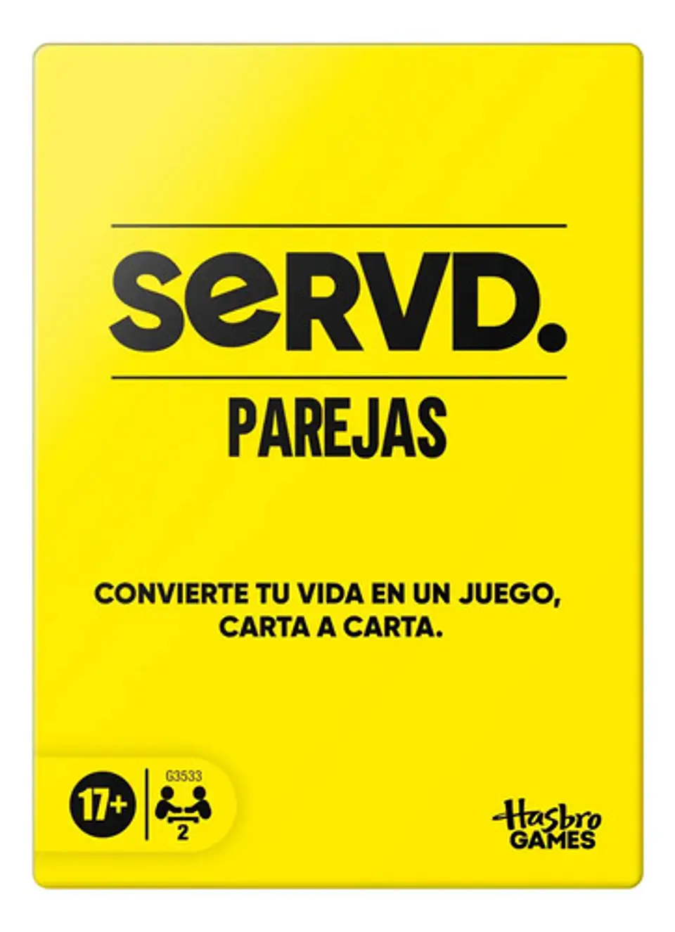 Juego De Mesa Servd Parejas 62 Cartas Hasbro Games 1