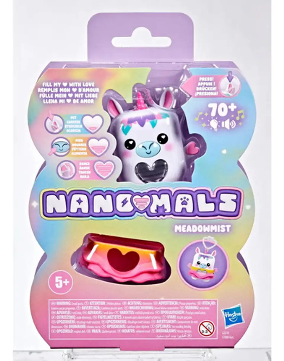 Figura Hasbro Nano-mals Meadowmist La Unicornio 8
