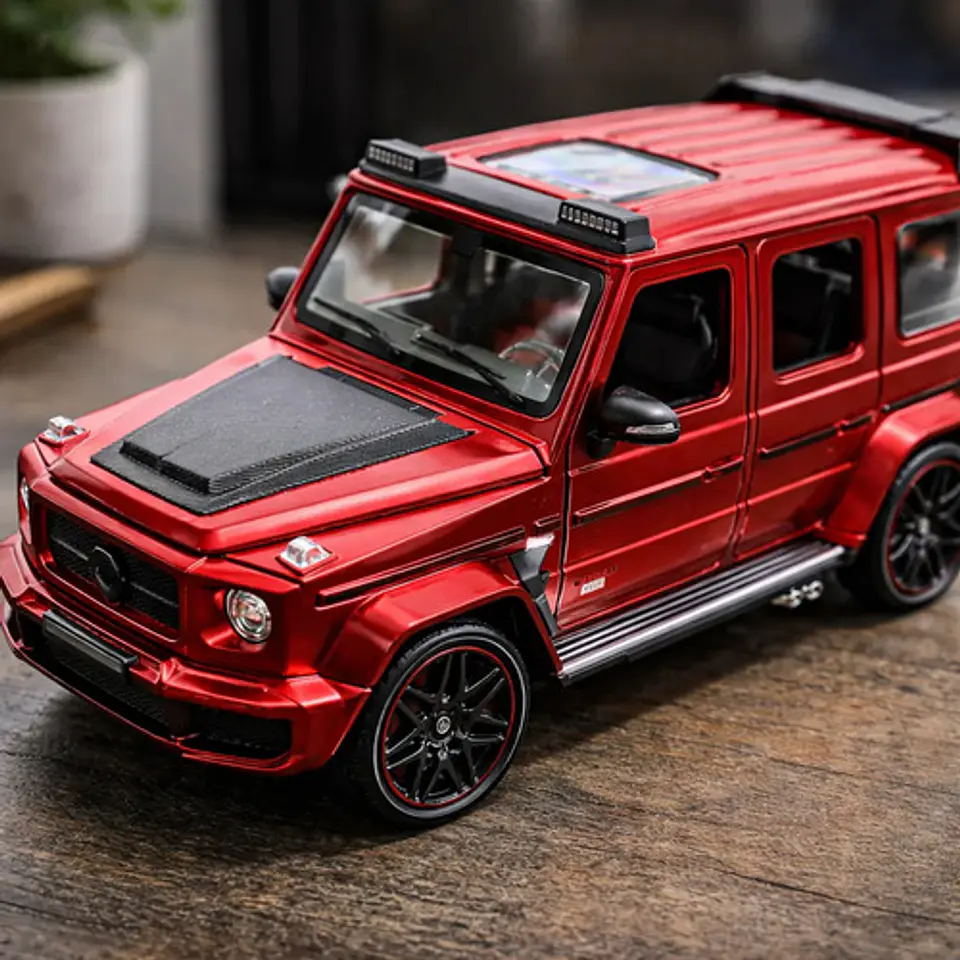 Carro A Escala 1:24 Brabus 800 Mercedes G-class Metálico 3