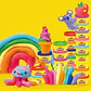 Masas Y Plastilinas Play-doh 50 Botes De Colores Arcoíris - Miniatura 4