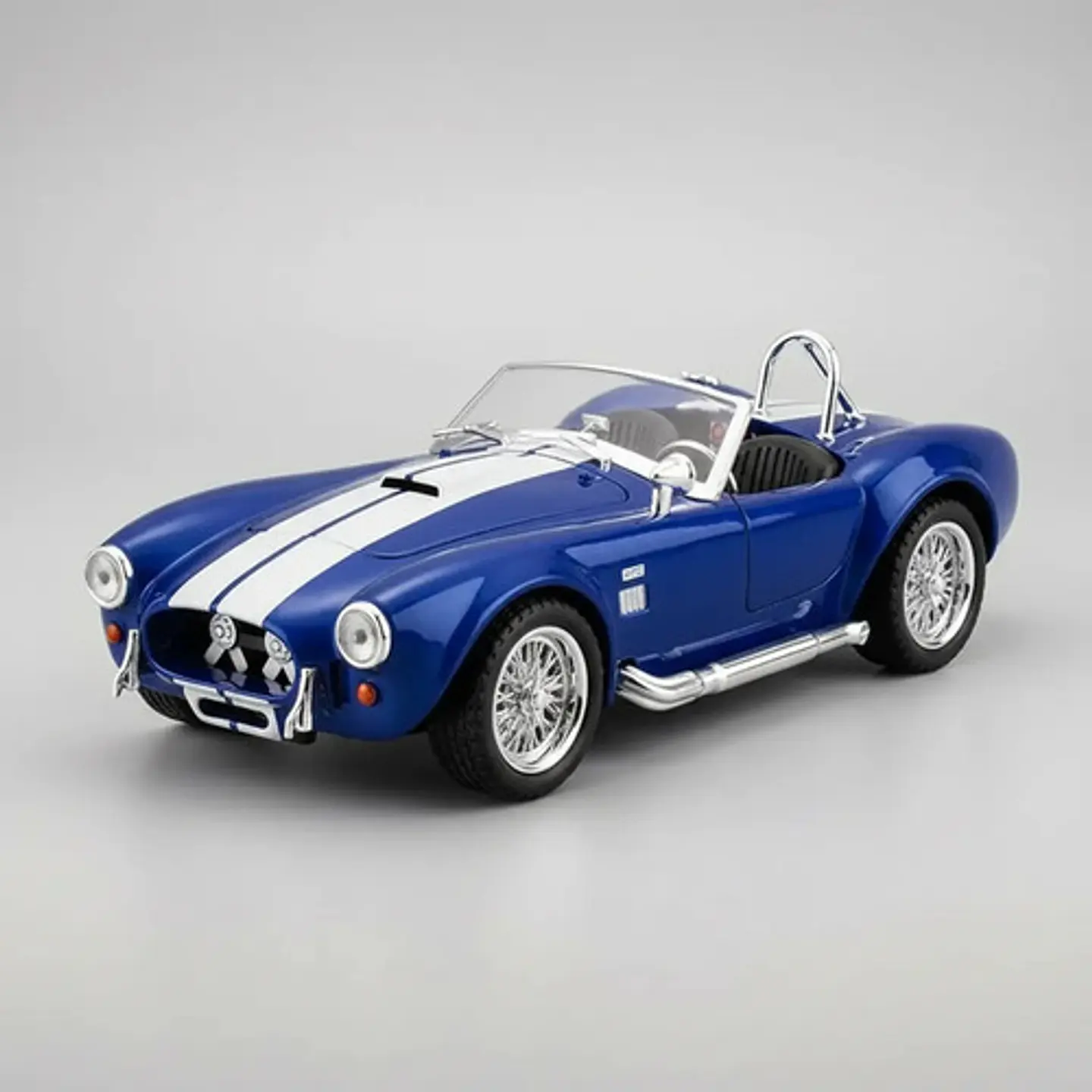 Shelby Cobra 427 S/c 1965 Coche A Escala 1:24 Welly Negro 1