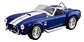 Shelby Cobra 427 S/c 1965 Coche A Escala 1:24 Welly Negro - Miniatura 2