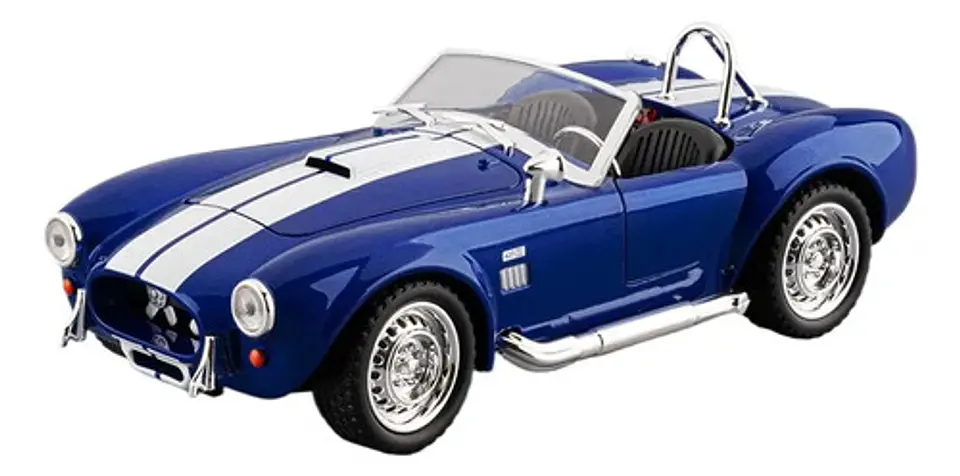Shelby Cobra 427 S/c 1965 Coche A Escala 1:24 Welly Negro 2