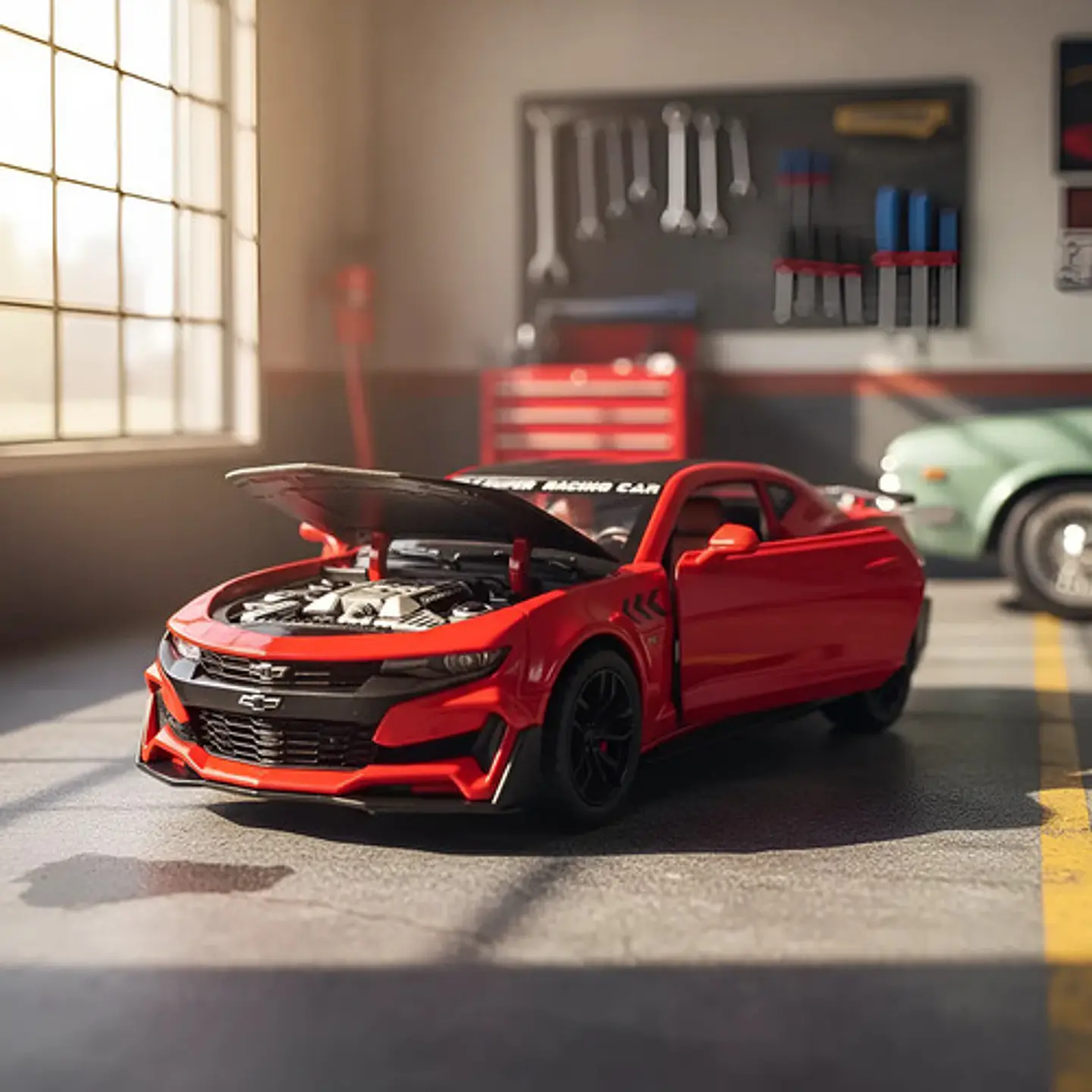 Carro A Escala 1:22 Colección Chevrolet Camaro Deportivo 2