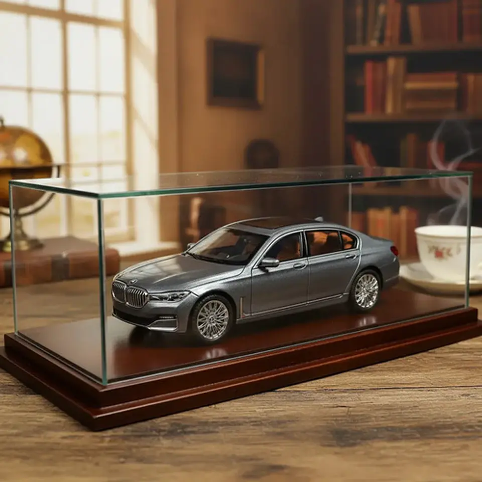 Carro De Colección Bmw Serie 7 A Escala 1:24 Metálico 3