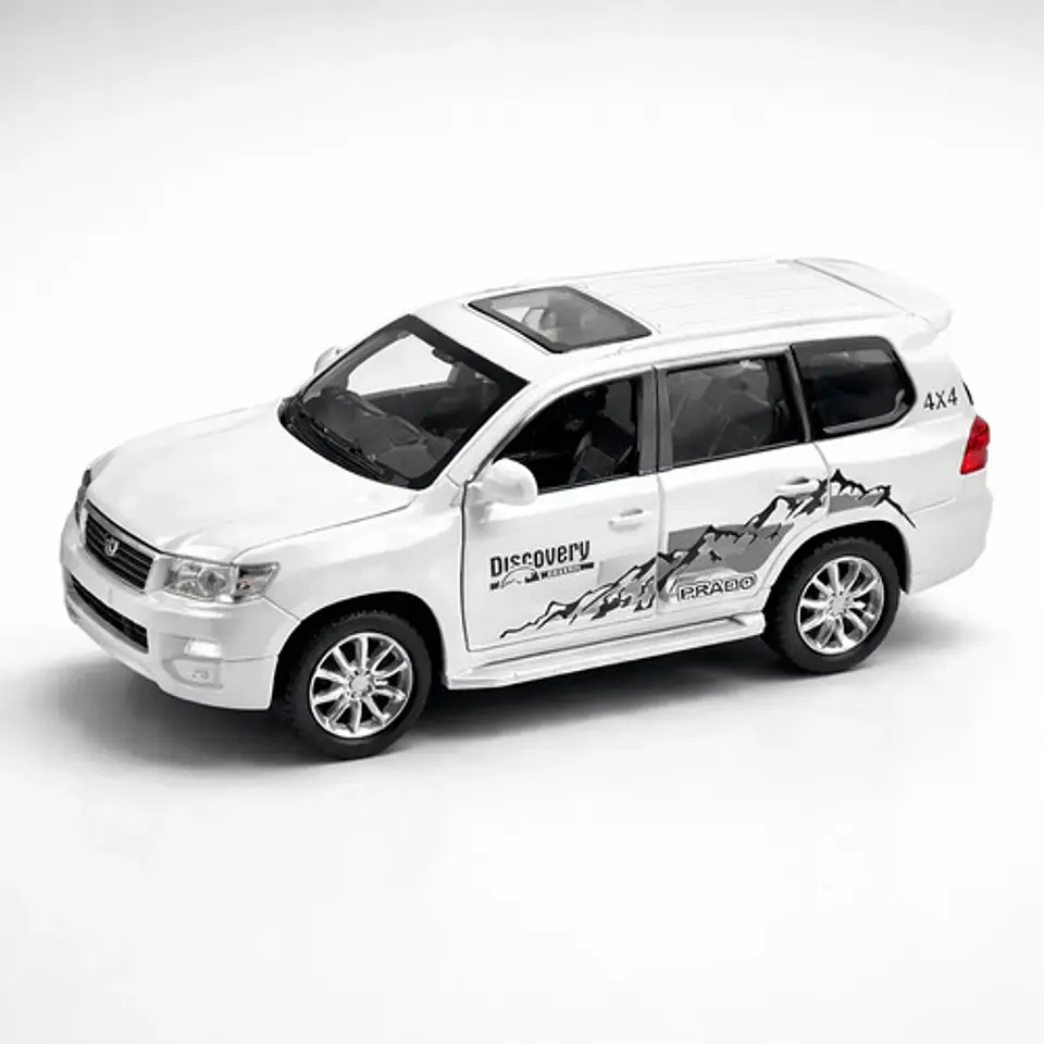 Carro A Escala 1:36 Toyota Land Cruiser Prado Colección Metá 1