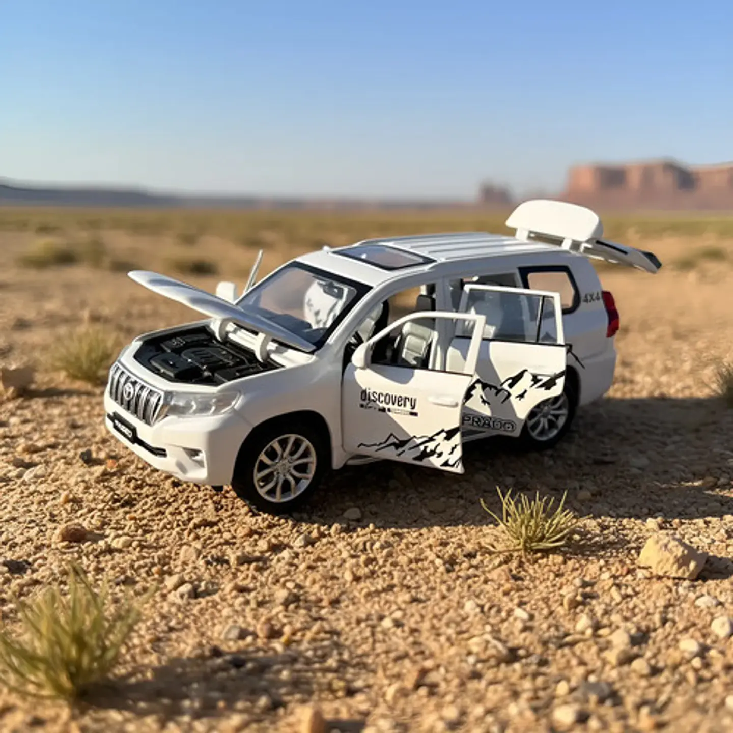 Carro A Escala 1:36 Toyota Land Cruiser Prado Colección Metá 4