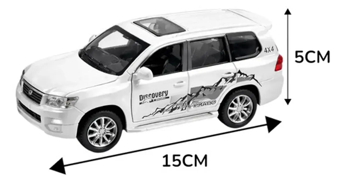 Carro A Escala 1:36 Toyota Land Cruiser Prado Colección Metá 7