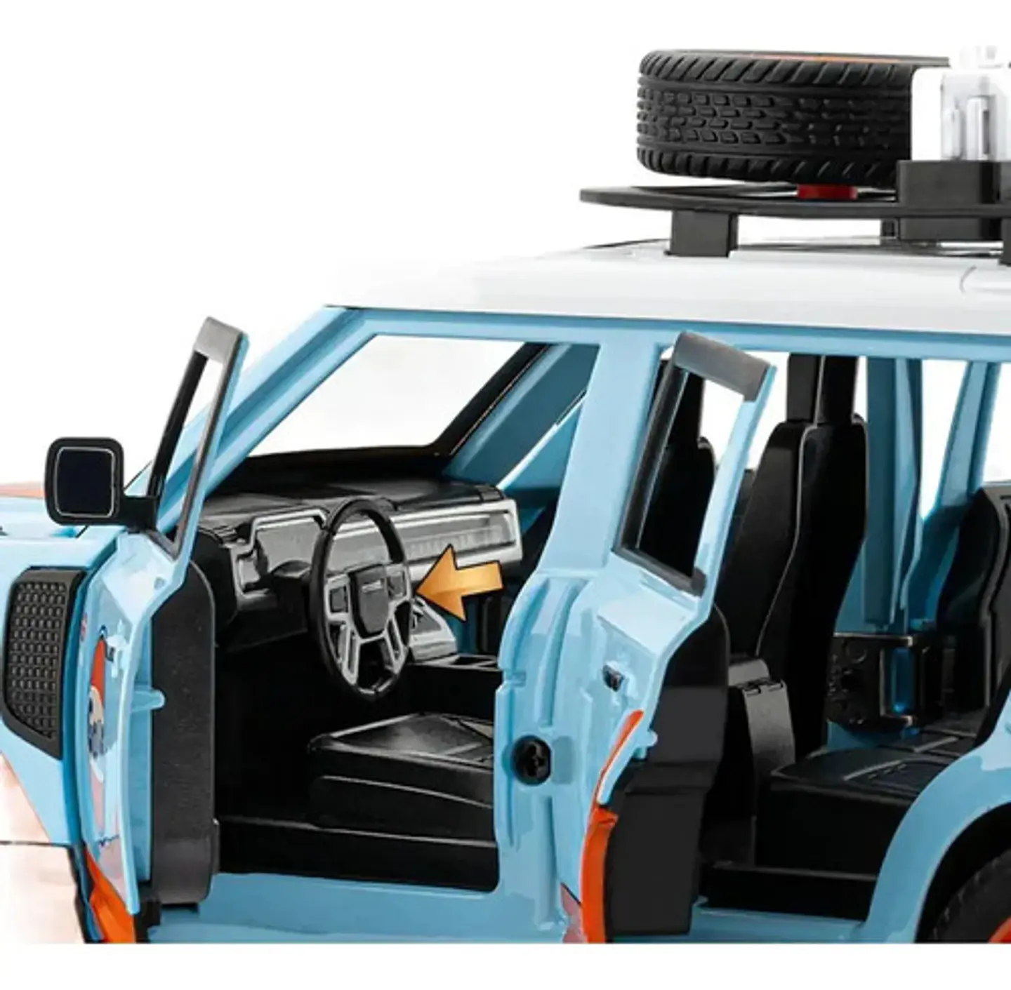 Carro A Escala 1:22 Land Rover Defender Edición Especial Gul 2