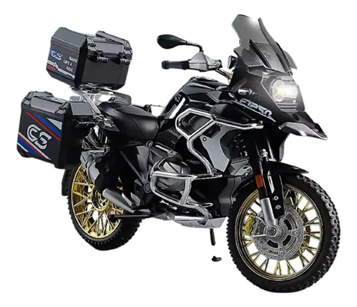 1/6 Coleccion Escala Moto Activación Electrónica Humo R1250g Negro 1
