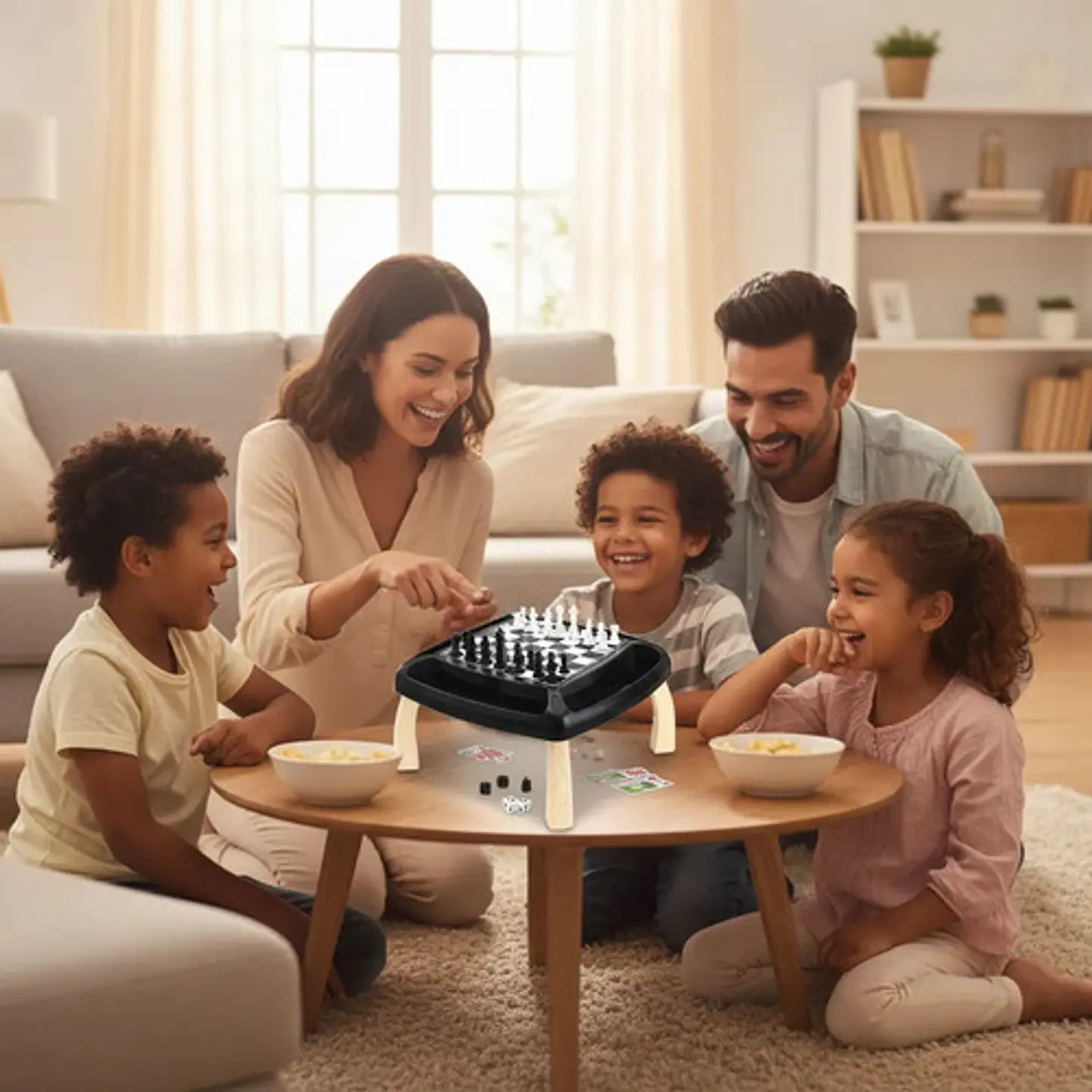 Juego De Mesa 3 En 1 Ajedrez, Parqués Y Escaleras Magnético 4