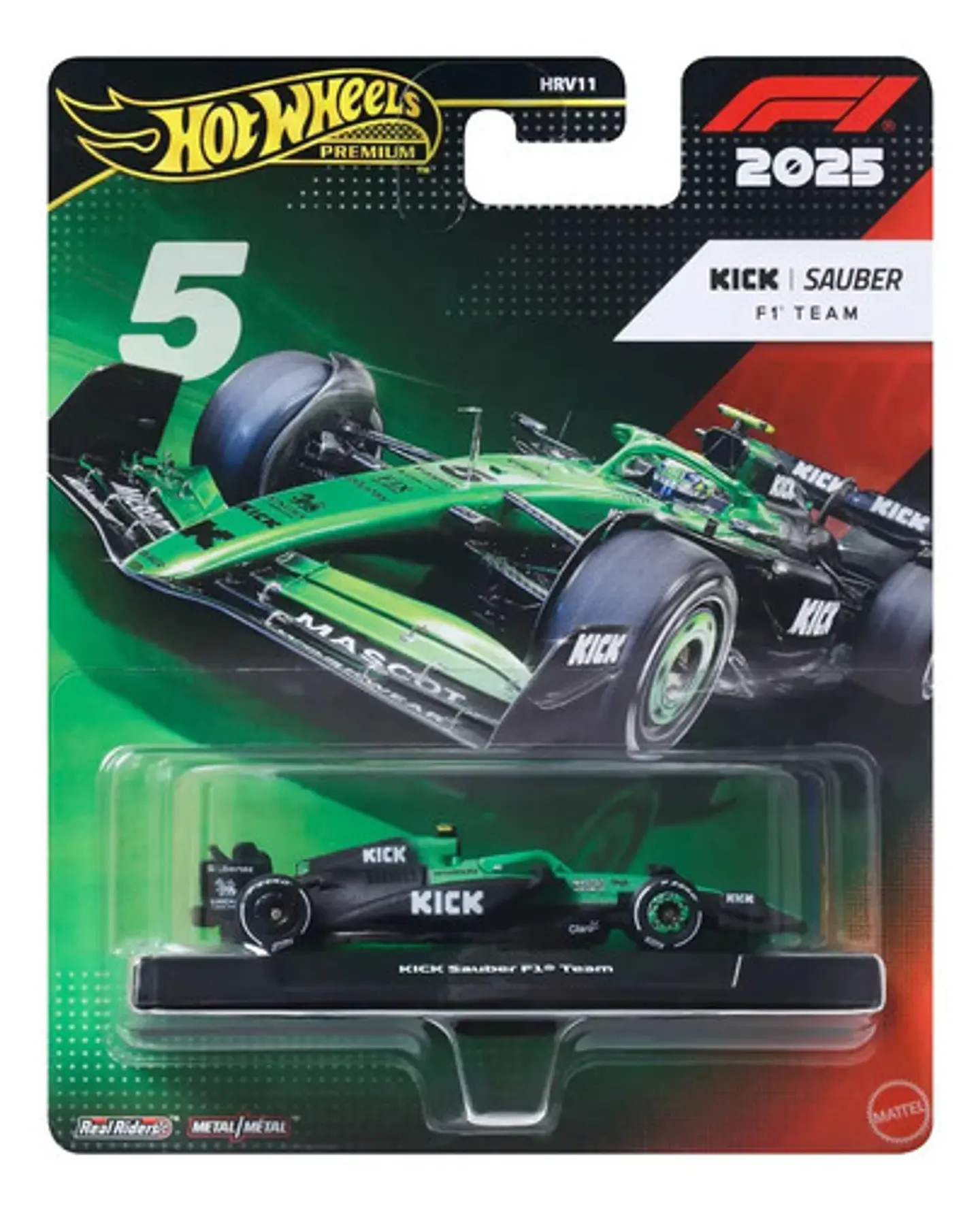 Coche De F1 Mattel Hot Wheels Kick Sauber De Gabriel Bortoleto Multicolor 5