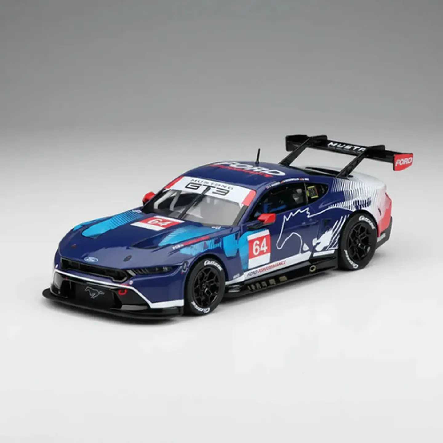 Carro De Pista Carrera Ford Mustang Gt3 #64 Performance 1