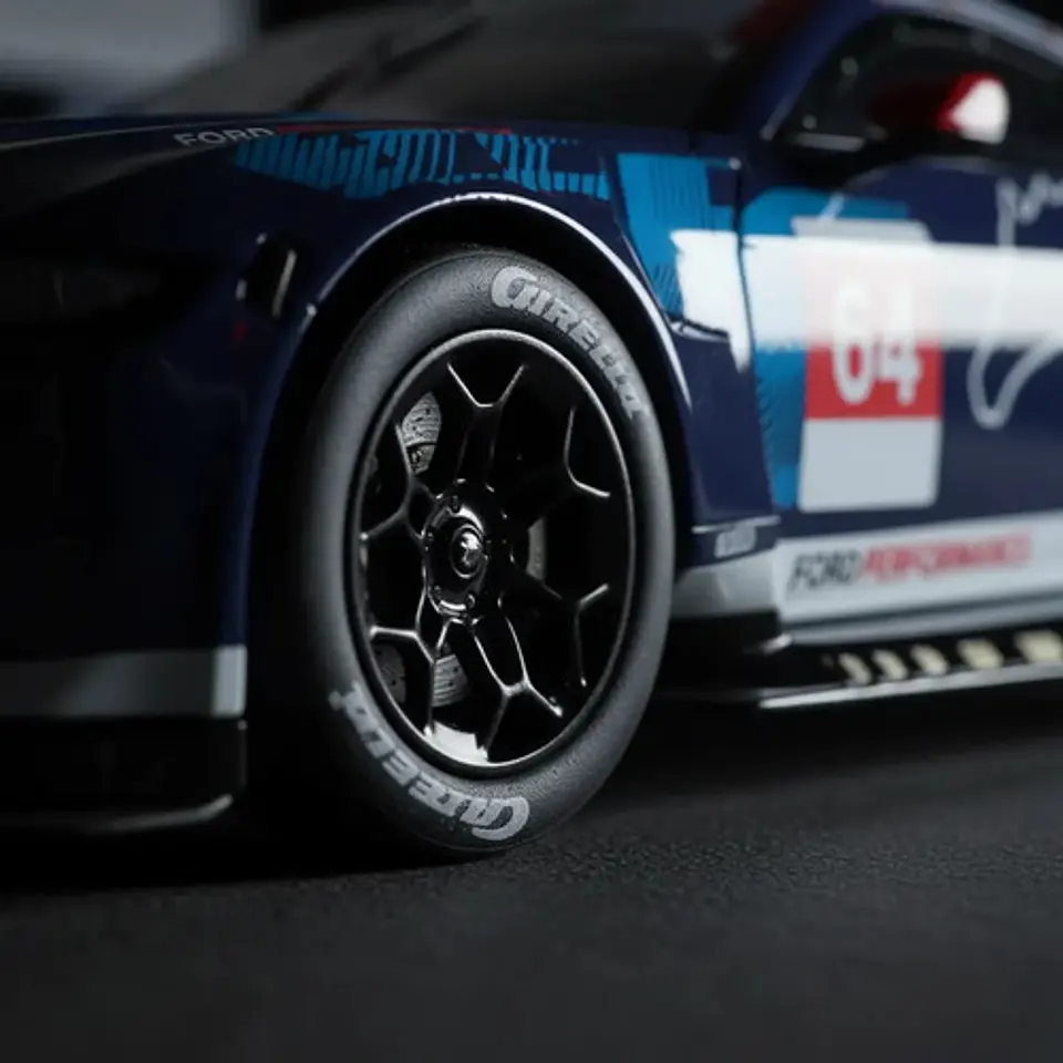 Carro De Pista Carrera Ford Mustang Gt3 #64 Performance 6