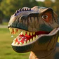 Máquina De Burbujas Cabeza De Dinosaurio Con Luces Y Sonido - Miniatura 5