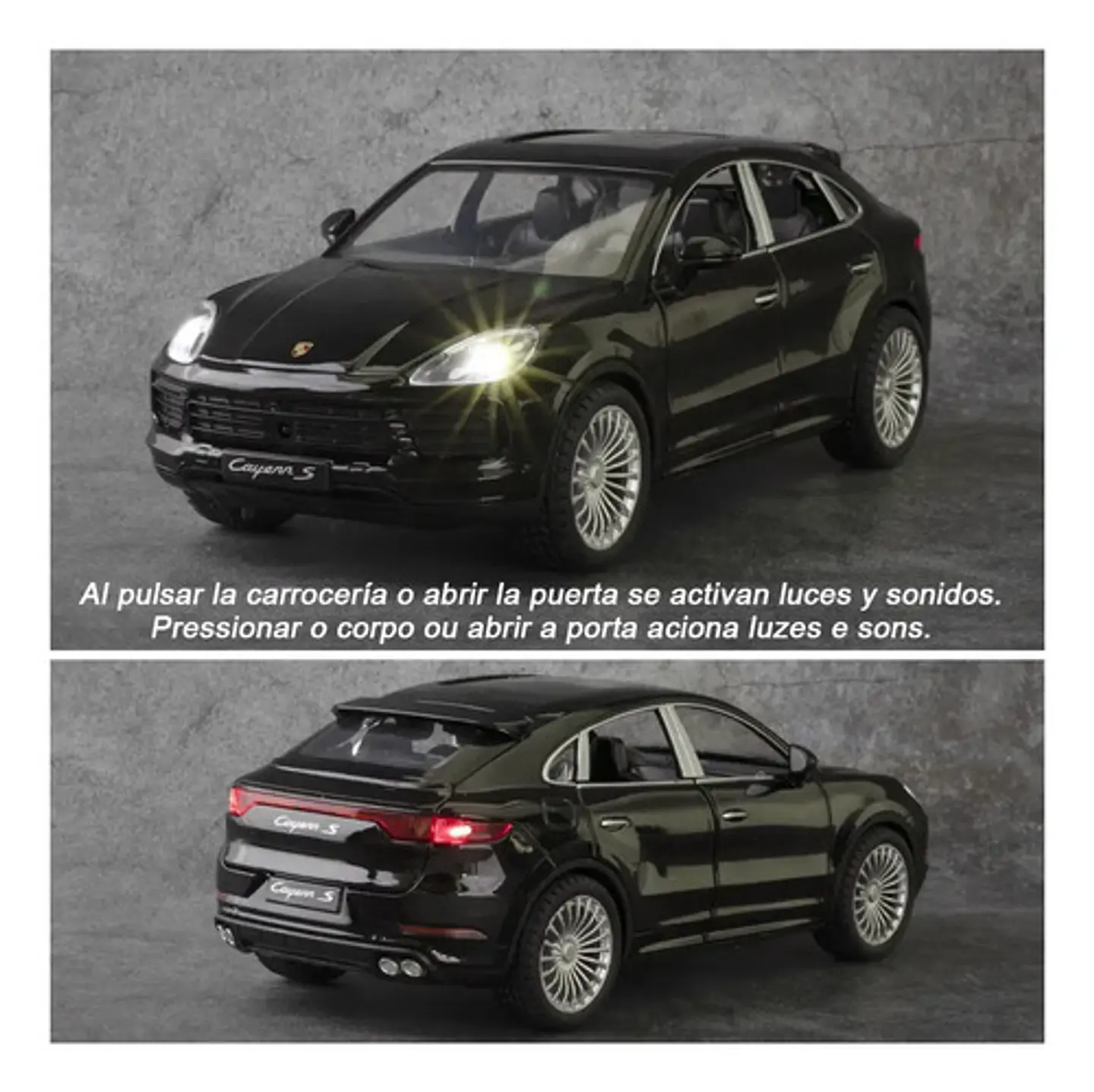 Carro A Escala Porsche Cayenne S Coupé Colección Luces 3