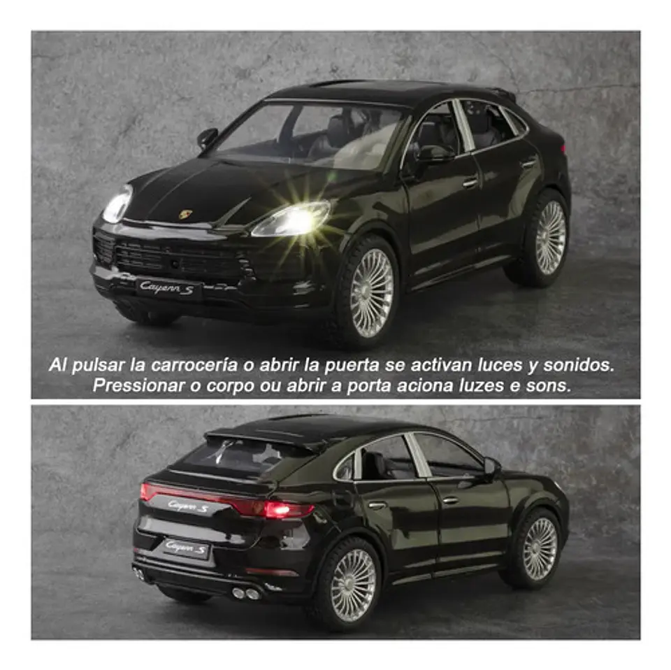 Carro A Escala Porsche Cayenne S Coupé Colección Luces 3