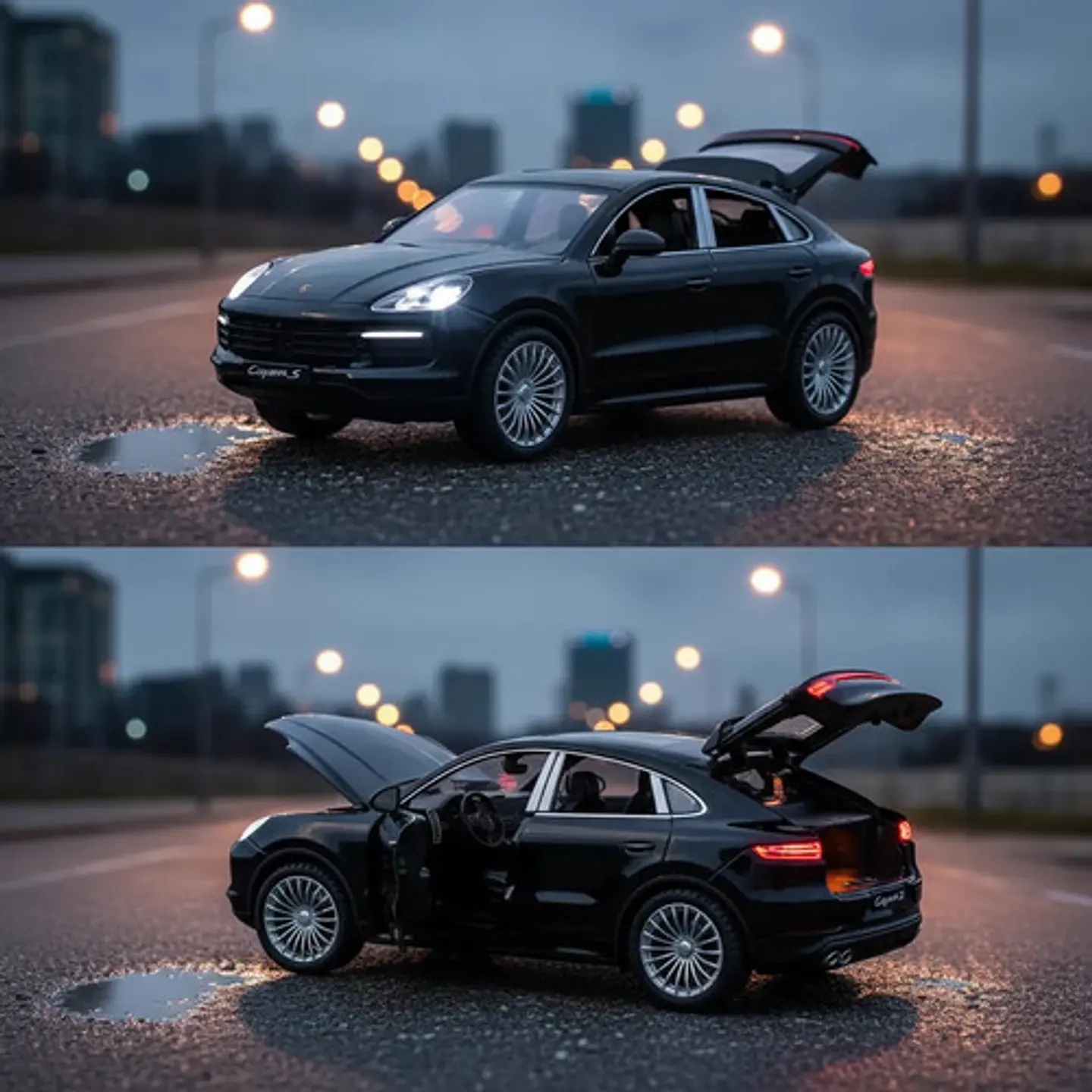 Carro A Escala Porsche Cayenne S Coupé Colección Luces 4