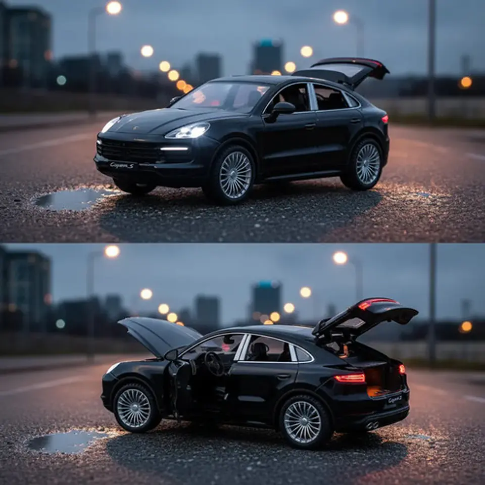 Carro A Escala Porsche Cayenne S Coupé Colección Luces 4