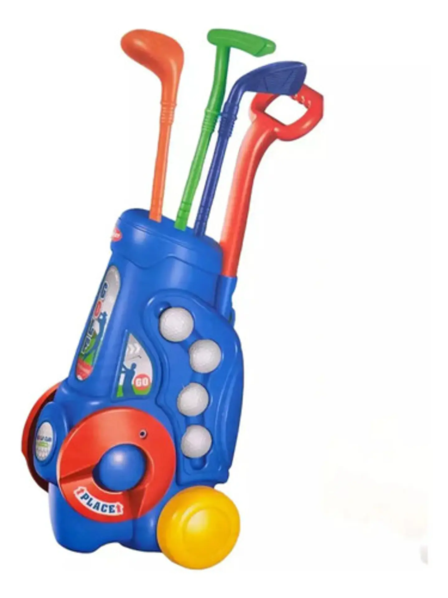 Set De Golf Mini Carrito Para Niños Juguete Color Azul 2