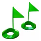 Set De Golf Mini Carrito Para Niños Juguete Color Azul - Miniatura 6