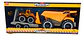 Camión Volqueta Con Remolque Mega Baby Vehiculos Camion Amarillo Set Camion - Miniatura 1