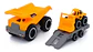 Camión Volqueta Con Remolque Mega Baby Vehiculos Camion Amarillo Set Camion - Miniatura 4
