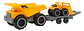 Camión Volqueta Con Remolque Mega Baby Vehiculos Camion Amarillo Set Camion - Miniatura 6