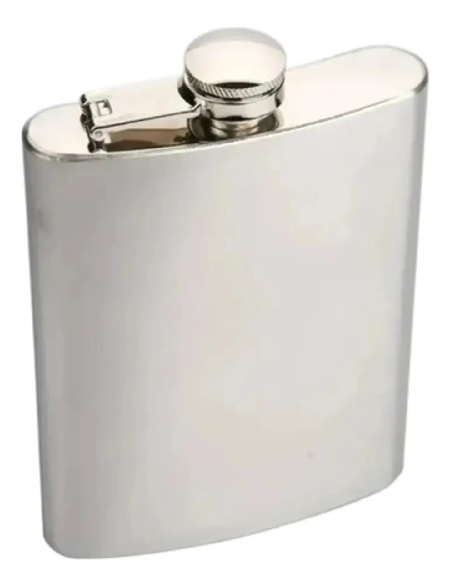 Wiskera Whiskera Licorera Plateada 7onz Acero Inoxidable 2
