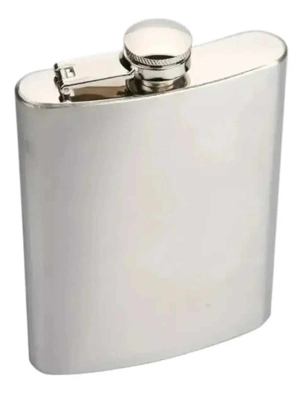 Wiskera Whiskera Licorera Plateada 7onz Acero Inoxidable 2