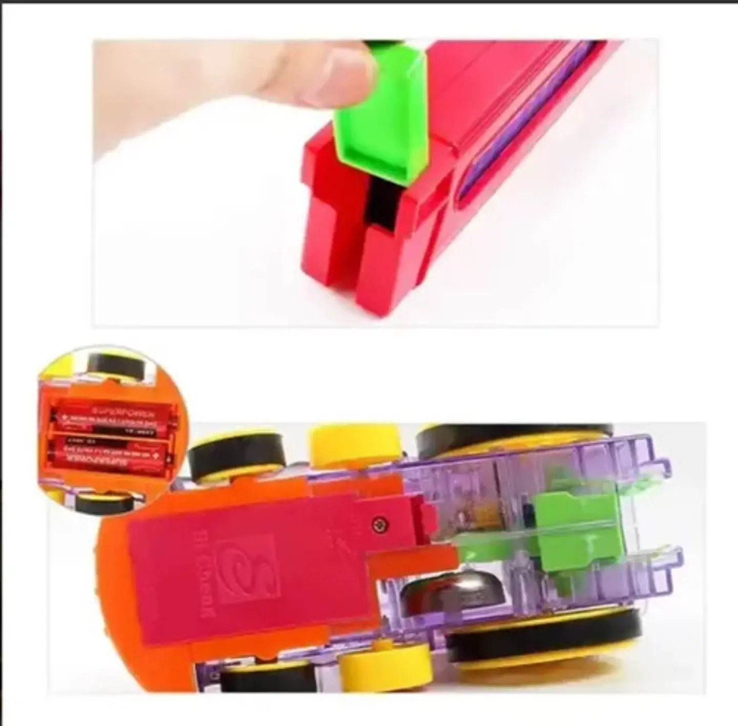 Juguete Para Niños Tren Domino 60 Pcs Automatico Musical 3