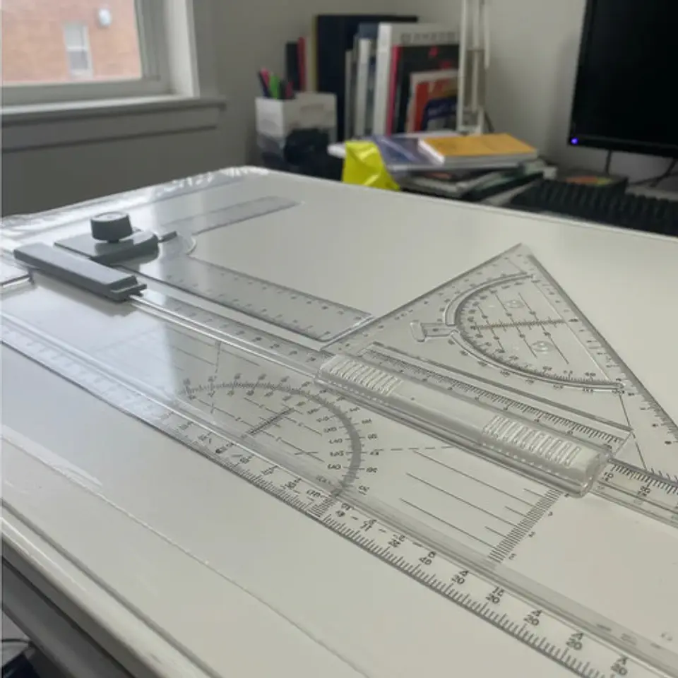Tablero De Dibujo Portátil A3 Mesa Regla Multifuncional 1