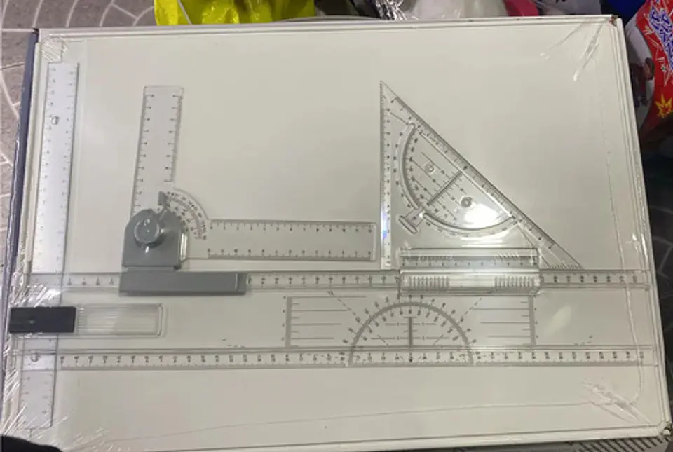 Tablero De Dibujo Portátil A3 Mesa Regla Multifuncional 2
