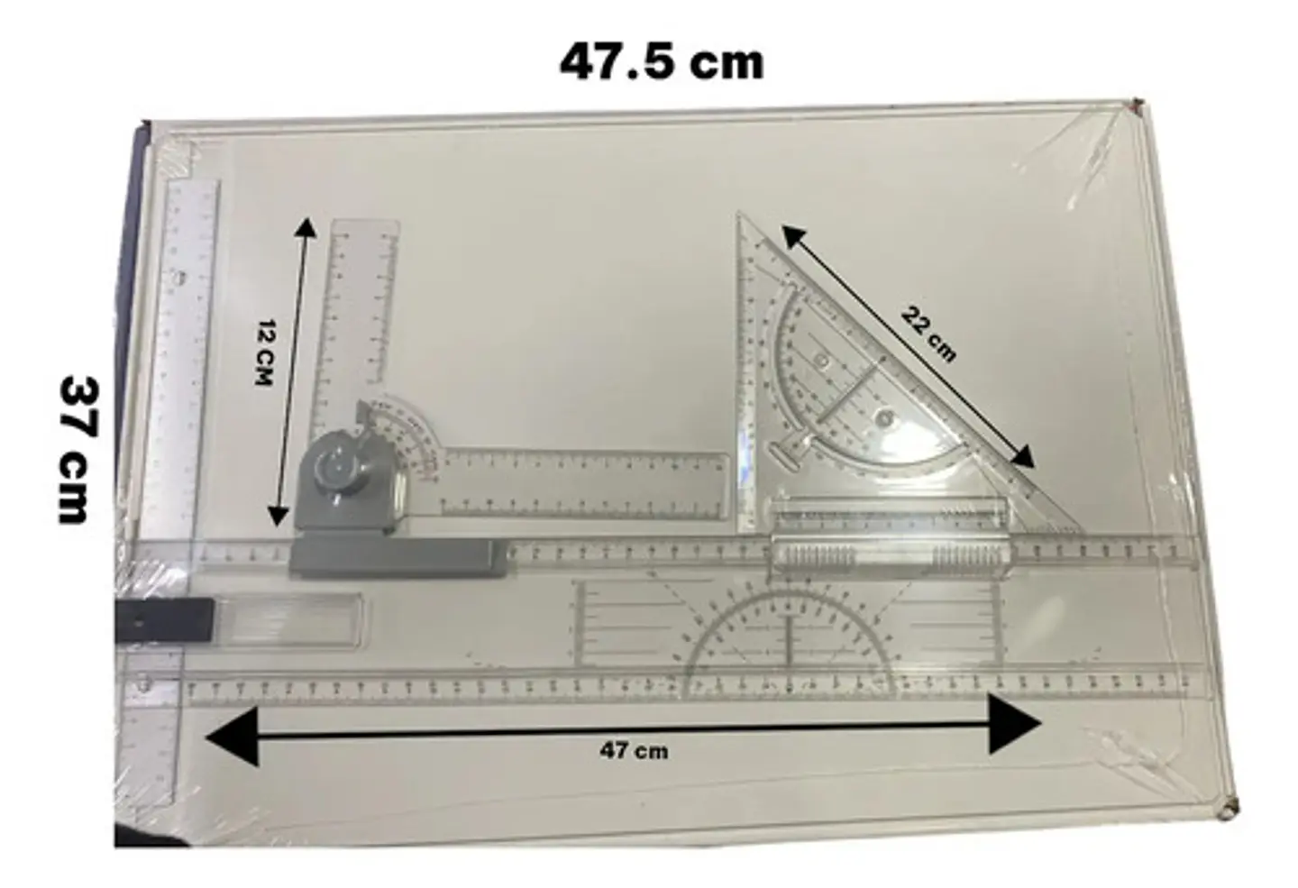 Tablero De Dibujo Portátil A3 Mesa Regla Multifuncional 3